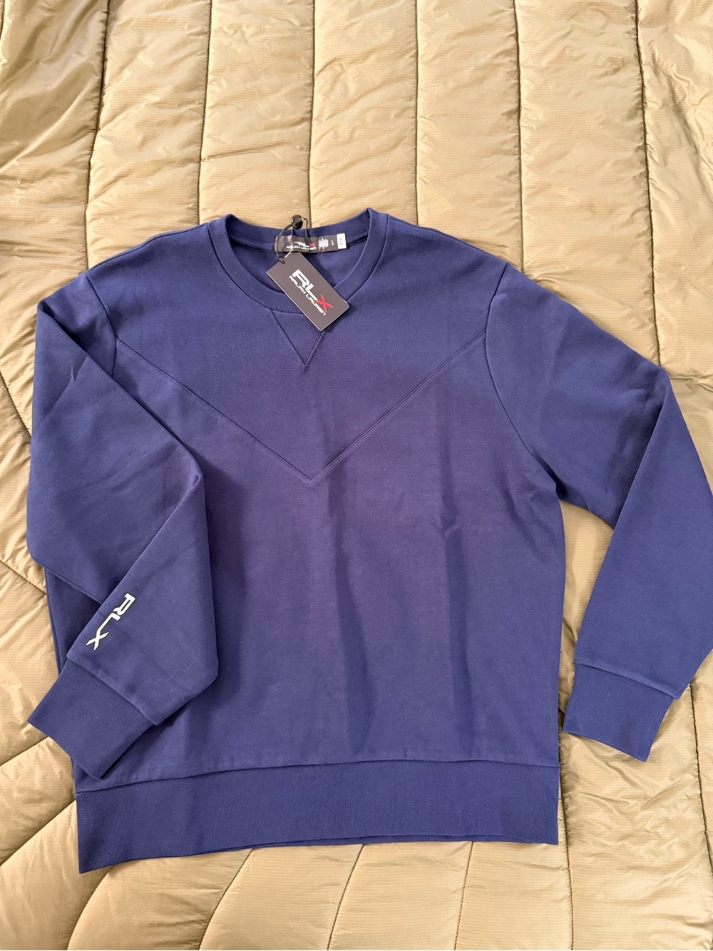RLX Ralph Lauren ⛳️ Men's Navy Crewneck Sweatshirt